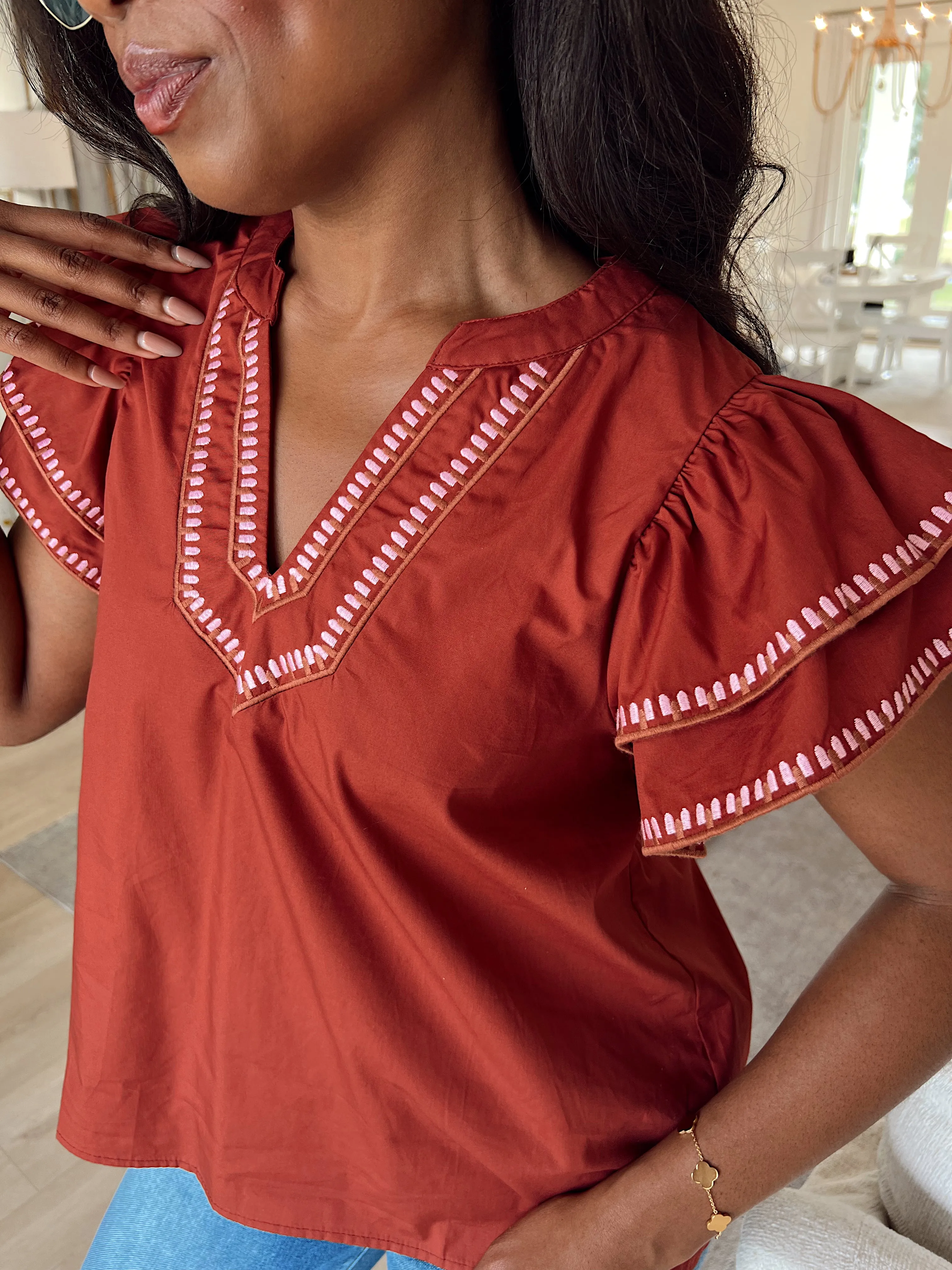 Soulful Gazes Top sold by Bella Rose boutique