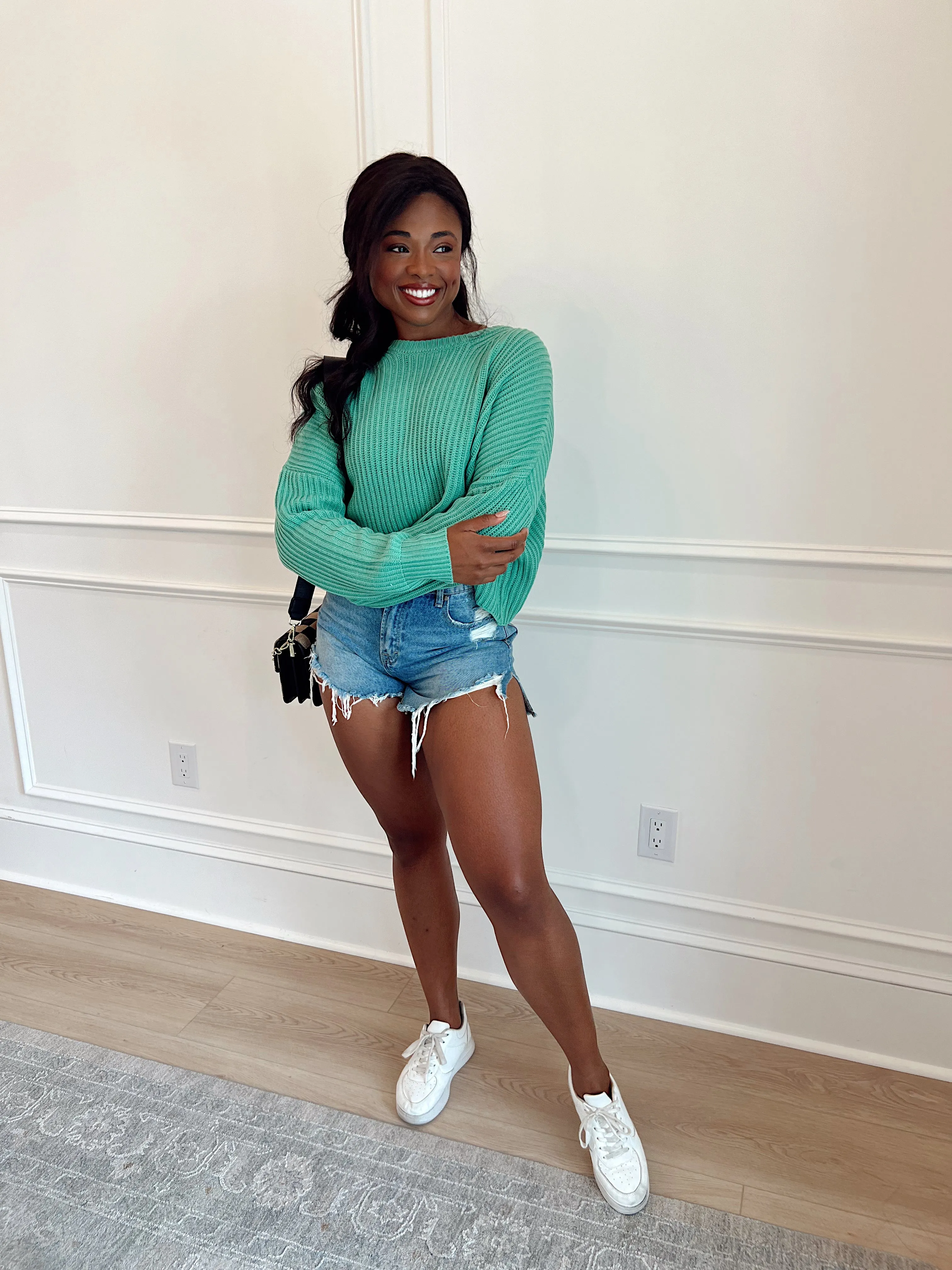 Keep It Chill Cropped Sweater sold by Bella Rose boutique product image thumbnail 2