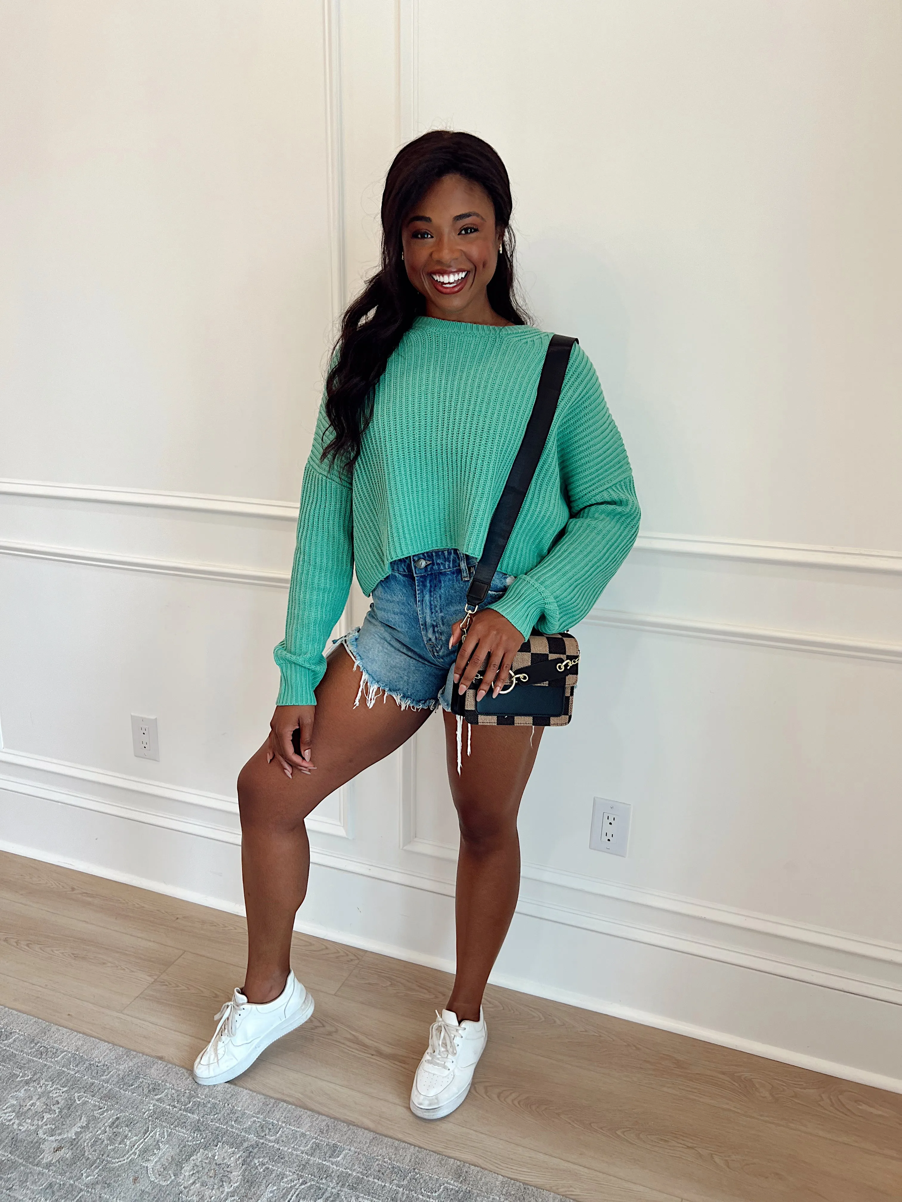 Keep It Chill Cropped Sweater sold by Bella Rose boutique product image thumbnail 5