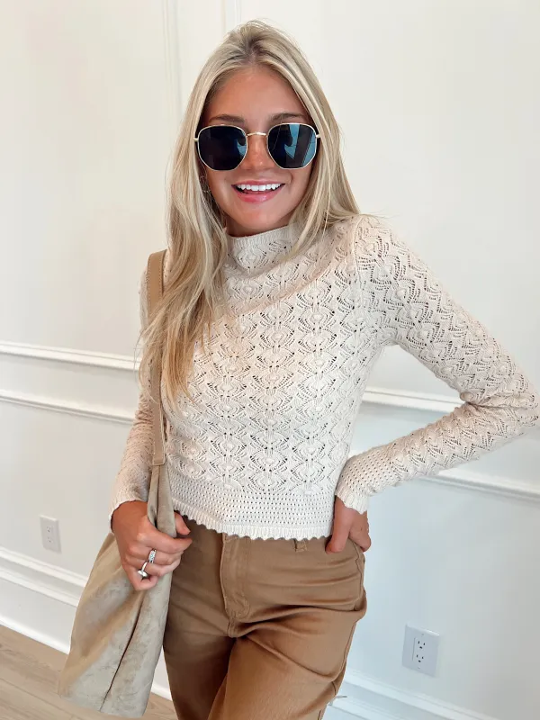 Unspoken Grace Long Sleeve Top sold by Bella Rose boutique