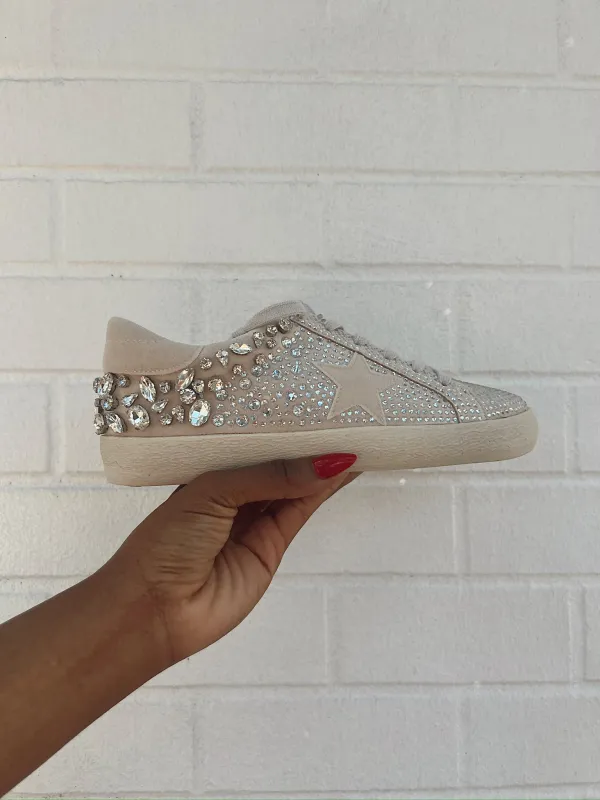 Sparks And Trouble Embellished Sneakers sold by Bella Rose boutique