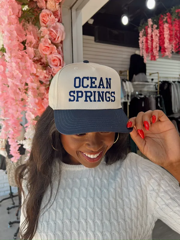 Ocean Springs Trucker Hat sold by Bella Rose boutique