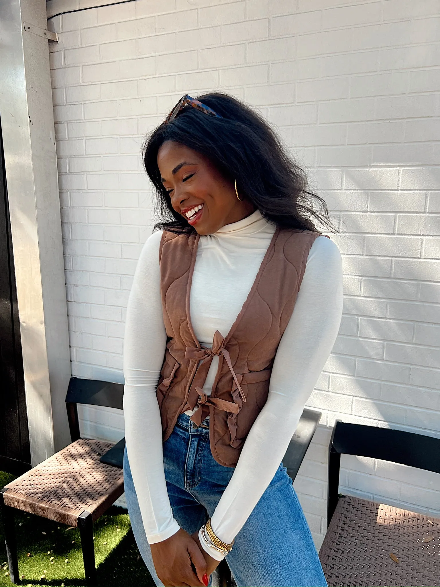 See You Again Textured Vest Top sold by Bella Rose boutique product image thumbnail 5