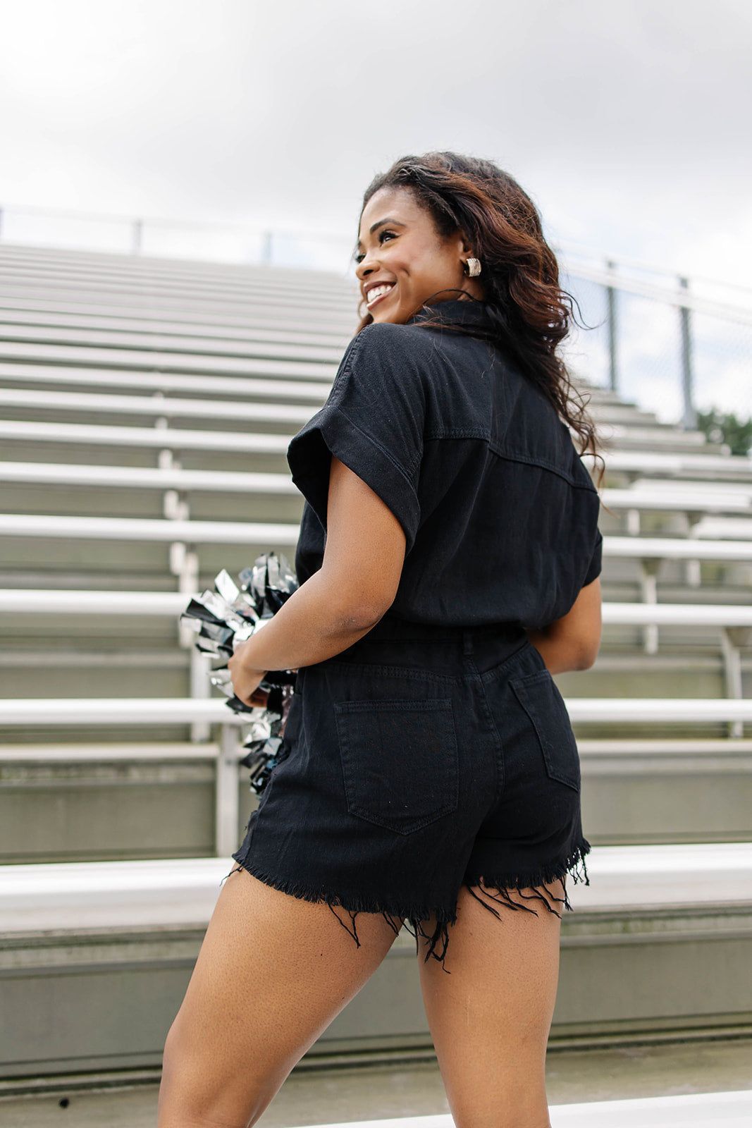 Songs Of Summer Distressed Romper sold by Bella Rose boutique product image thumbnail 5