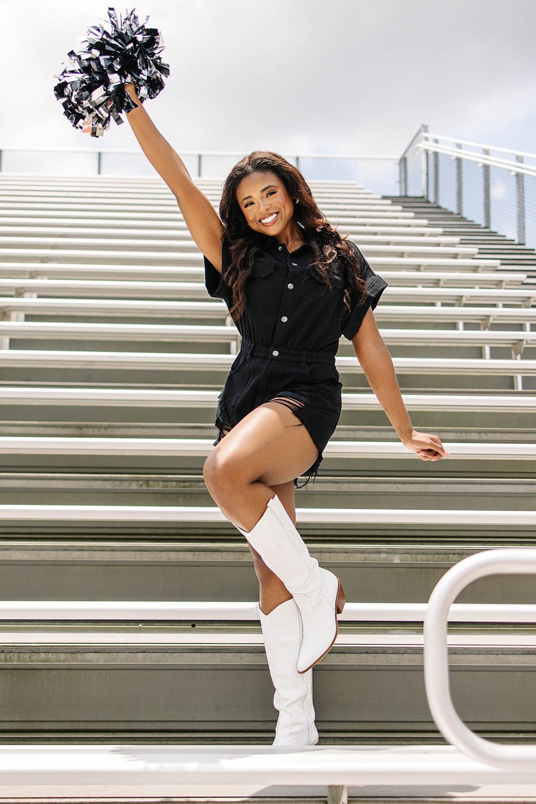 Songs Of Summer Distressed Romper sold by Bella Rose boutique product image thumbnail 4