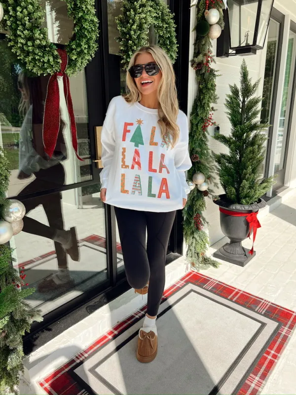 Fa La La La La Graphic Sweatshirt sold by Bella Rose boutique
