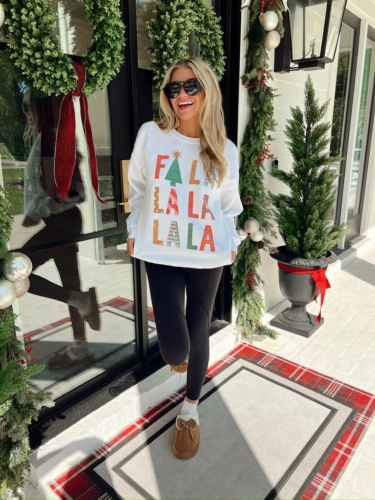 Fa La La La La Graphic Sweatshirt sold by Bella Rose boutique