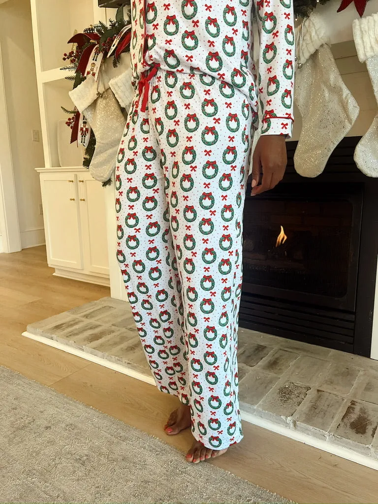 Clara Wreath Sleep Pants sold by Bella Rose boutique product image thumbnail 3