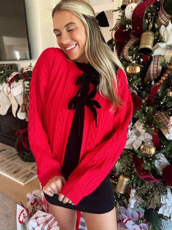 Holiday Hideaway Sweater Top sold by Bella Rose boutique