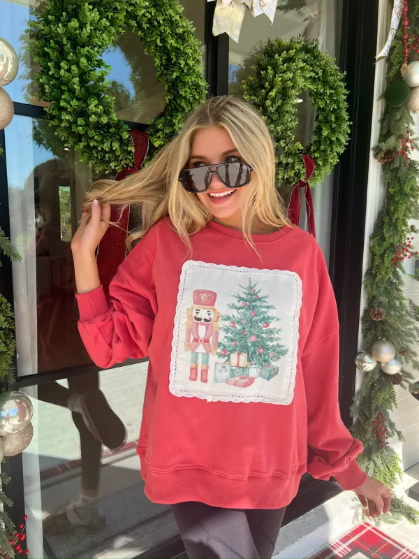 Kingdom Of Sweets Nutcracker Sweater made by Peach Love California