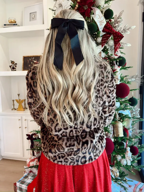 Satin Hair Bow Clip sold by Bella Rose boutique