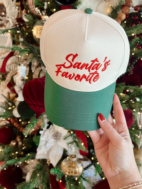 Santa's Favorite Trucker Hat sold by Bella Rose boutique