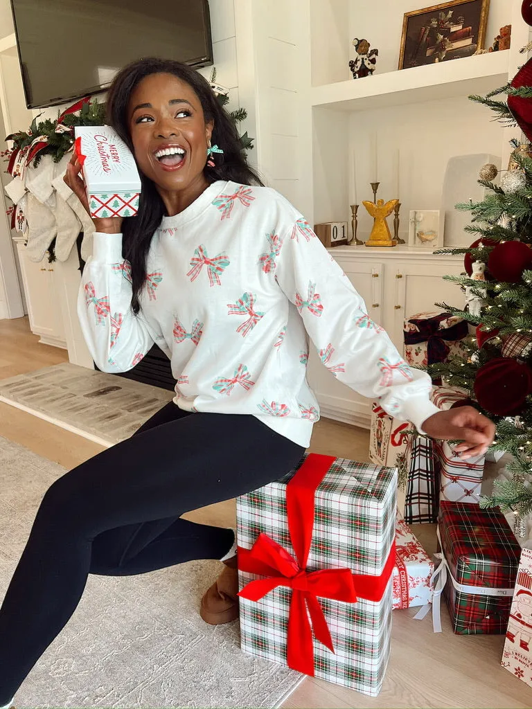 Christmas Bow Pullover Sweater sold by Bella Rose boutique product image thumbnail 2