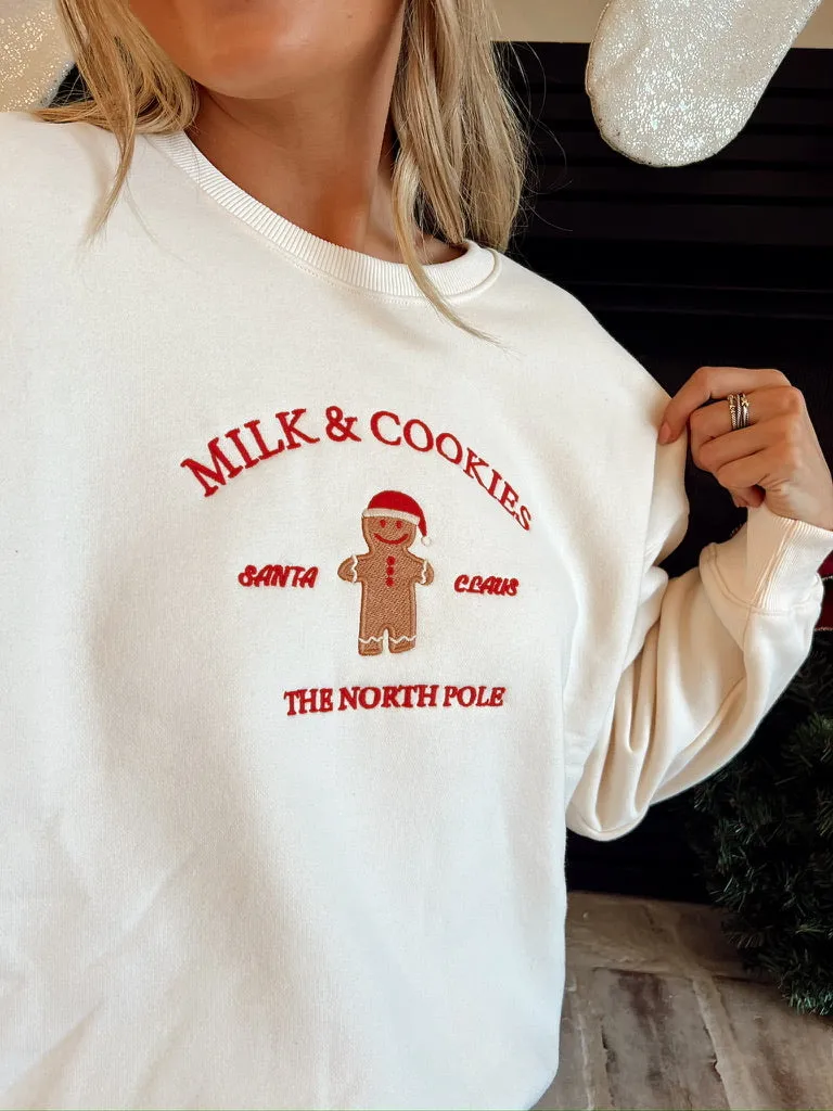 Milk And Cookies Pullover Sweater sold by Bella Rose boutique product image thumbnail 2