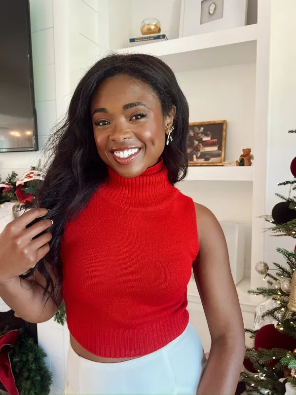 Polished Ease Turtleneck Sweater Top sold by Bella Rose boutique