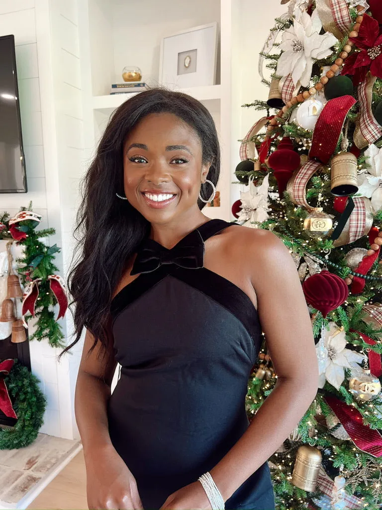 Delicate Radiance Halter Dress sold by Bella Rose boutique product image thumbnail 4