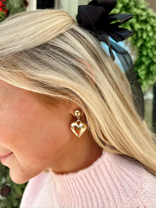 All My Heart Gold Earrings sold by Bella Rose boutique