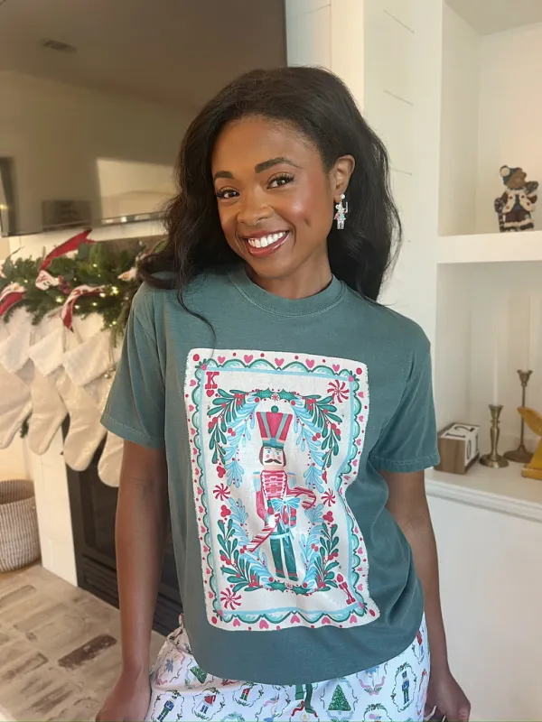 The Nutcracker Playing Card Graphic Top sold by Bella Rose boutique