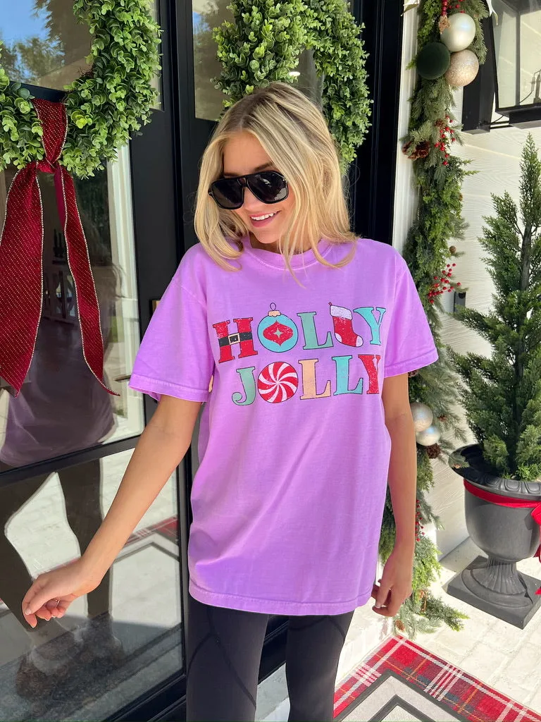 Holly Jolly Graphic Top sold by Bella Rose boutique product image thumbnail 2