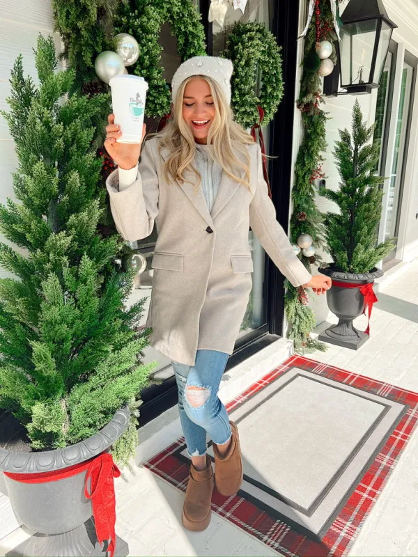 Soft Sentiments Fleece Hoodie Jacket sold by Bella Rose boutique