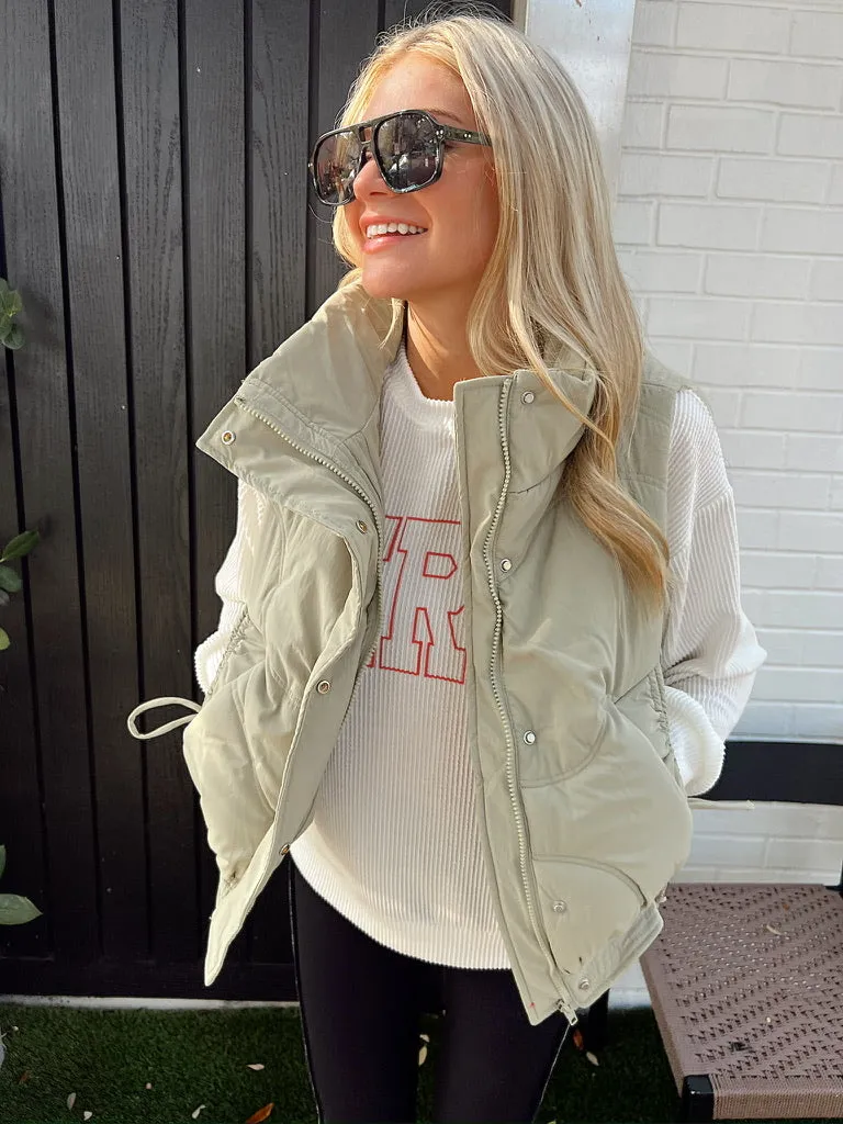 Winter Calmness Puffer Vest sold by Bella Rose boutique product image thumbnail 2