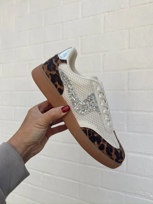 RESTOCK: Flirty Rush Leopard Sneakers made by Bella Rose boutique