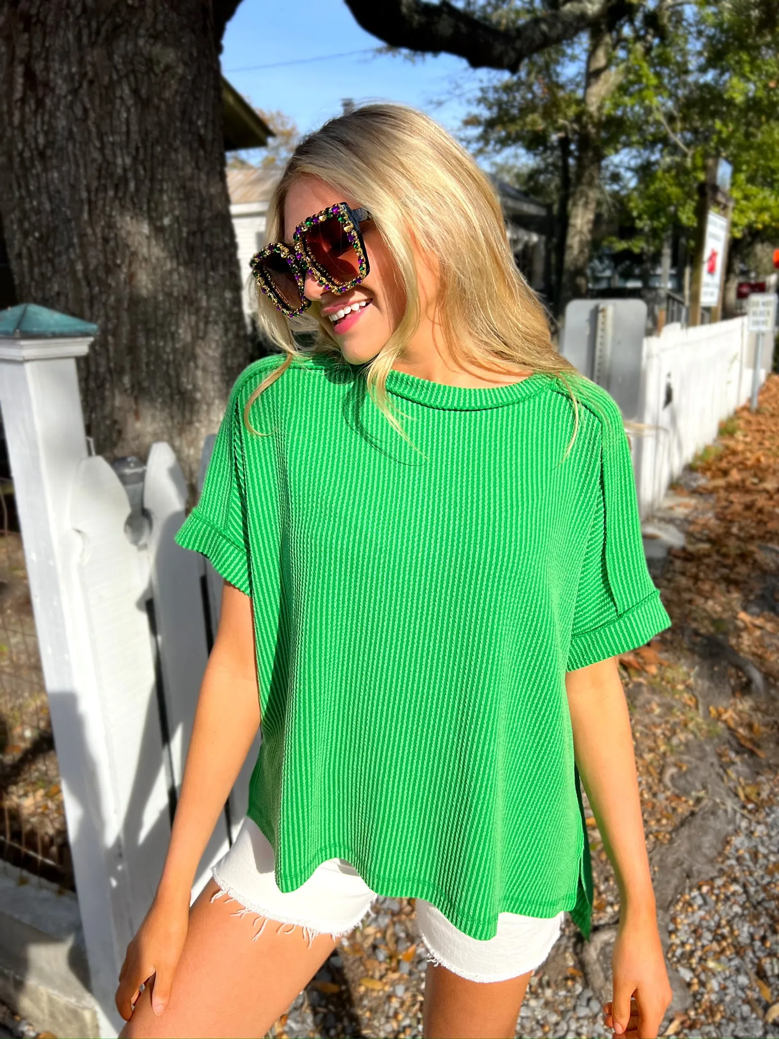 RESTOCK: A Total Sweetie Ribbed Top sold by Bella Rose boutique product image thumbnail 5