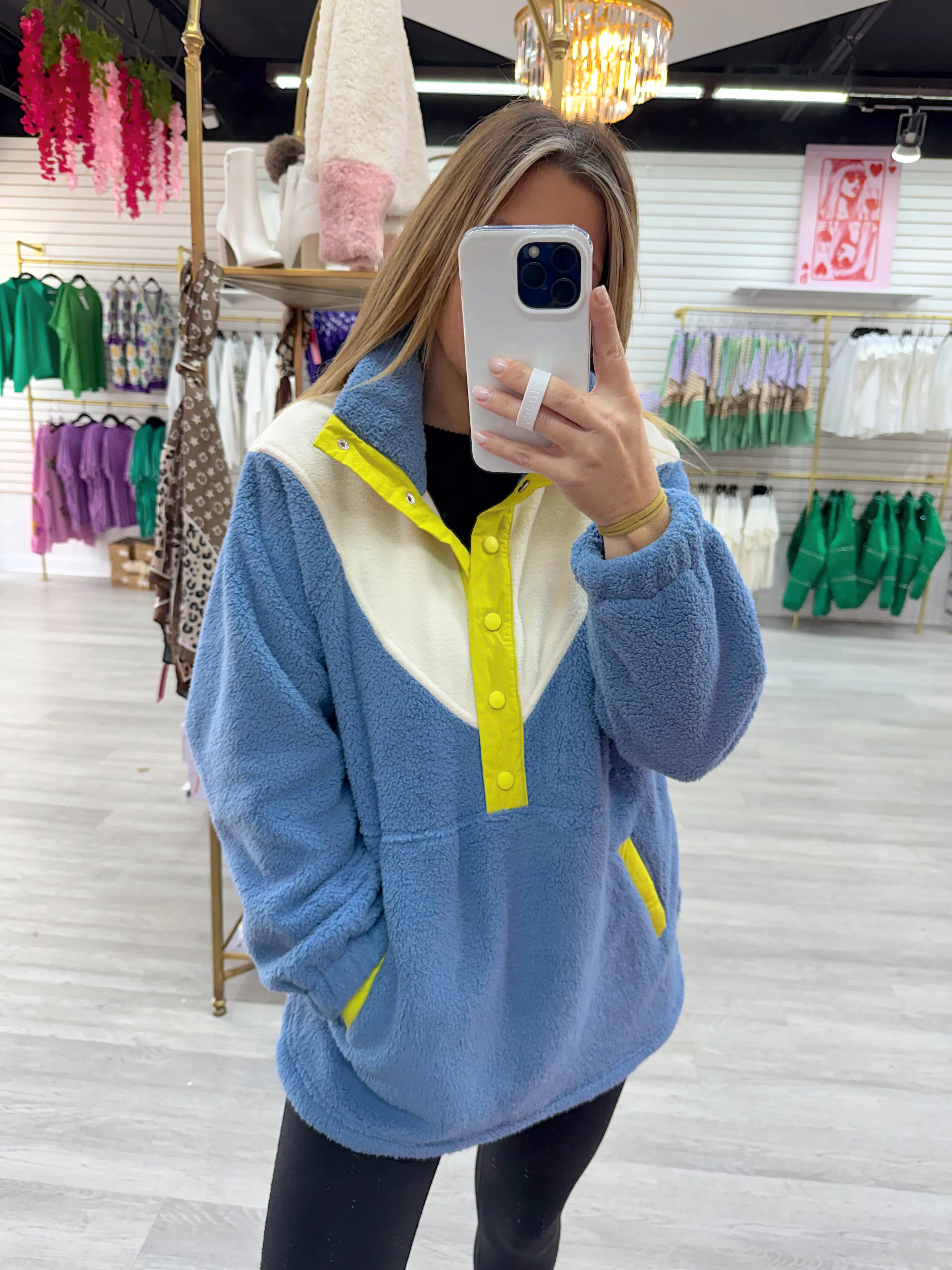 Constant Comfort Fleece Jacket sold by Bella Rose boutique