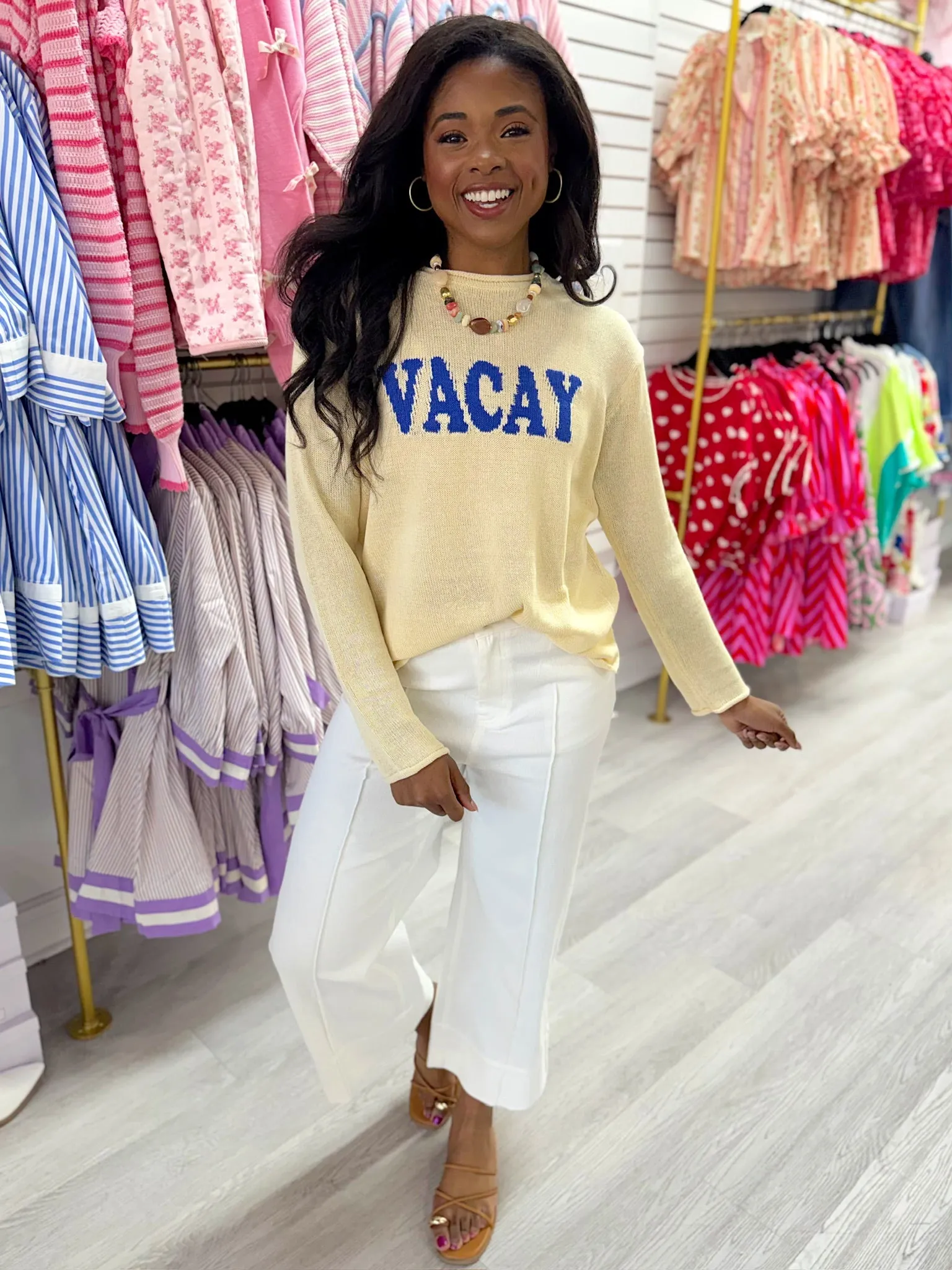 Vacay Sweater Top sold by Bella Rose boutique product image thumbnail 2