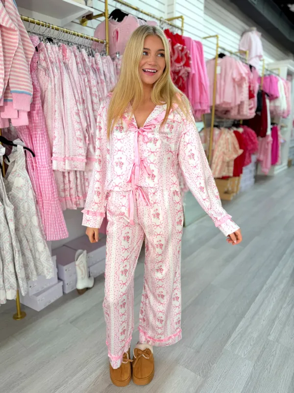 Made Of Sugar Satin Two-Piece Set sold by Bella Rose boutique