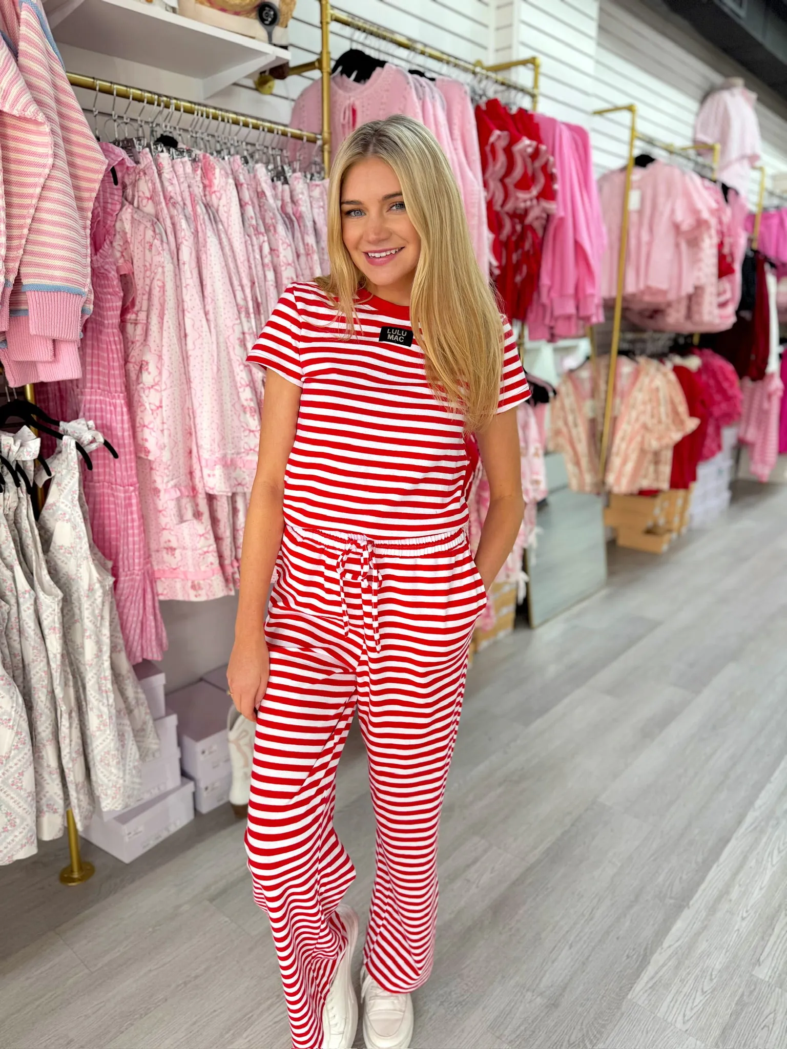 LuLu Mac Stripe Pant sold by Bella Rose boutique product image thumbnail 2