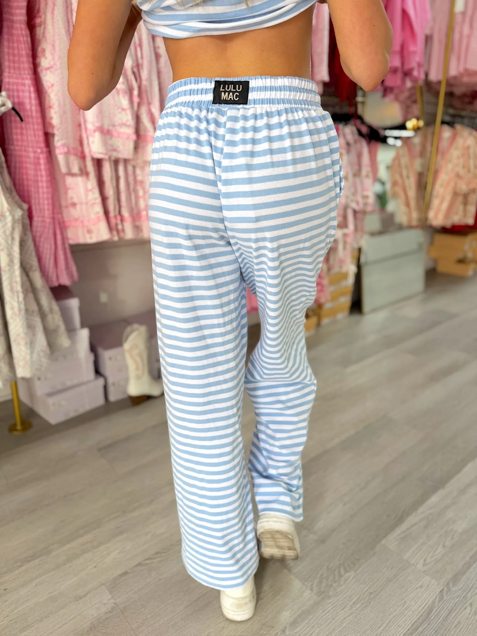 Restock: Lulu Mac Stripe Pants sold by Bella Rose boutique product image thumbnail 3