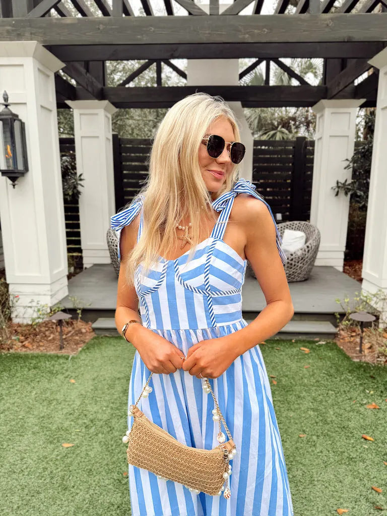Keep Me Close Stripe Midi Dress sold by Bella Rose boutique product image thumbnail 2