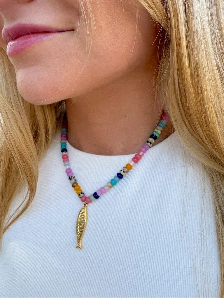 Multi Sardine Necklace sold by Bella Rose boutique
