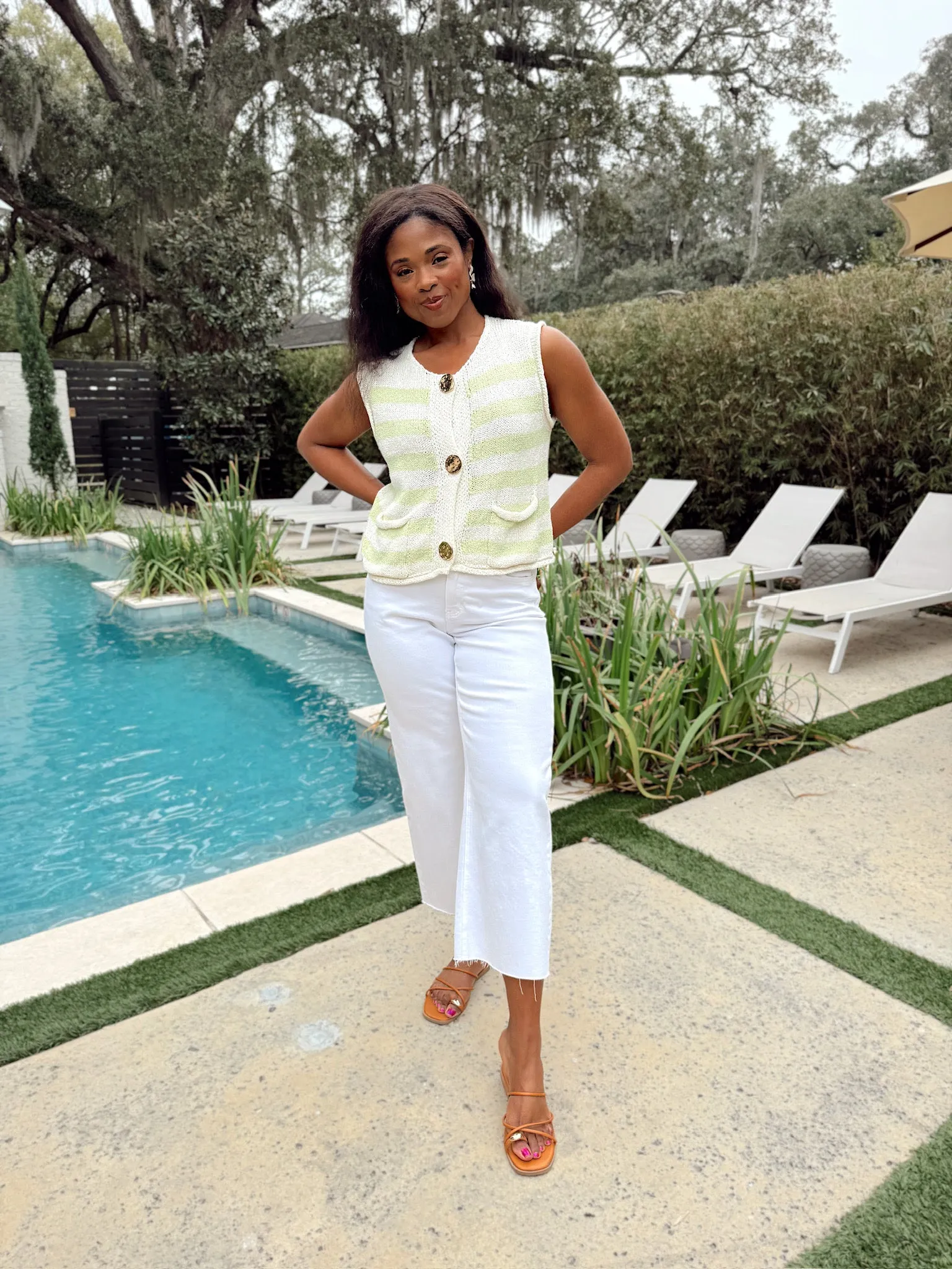 Daily Pause Knit Sweater Vest sold by Bella Rose boutique product image thumbnail 3