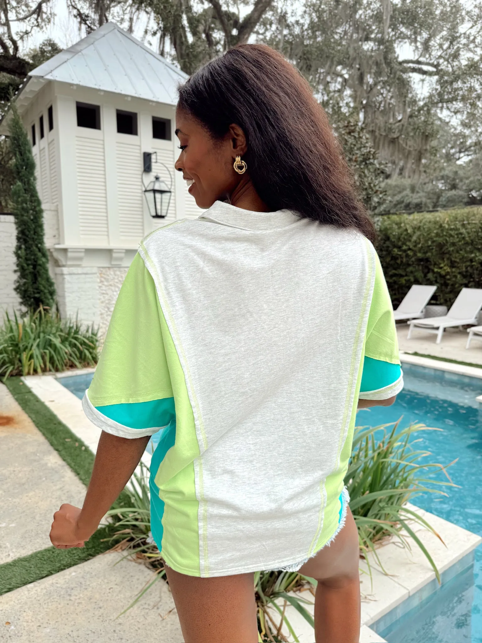 Ease Into It Collared Top sold by Bella Rose boutique product image thumbnail 5