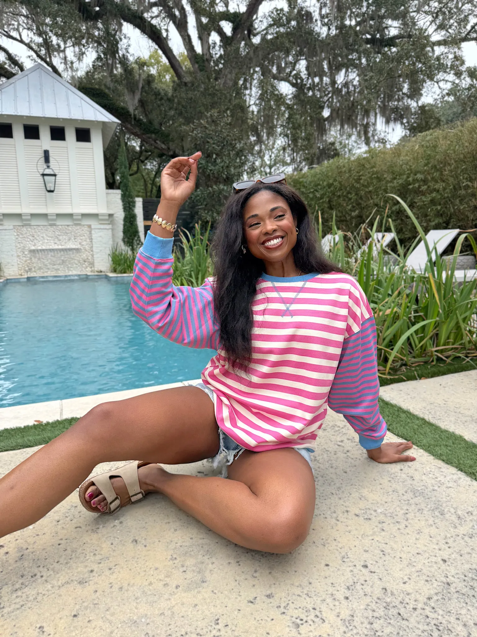 Rule The Day Stripe Top sold by Bella Rose boutique product image thumbnail 3