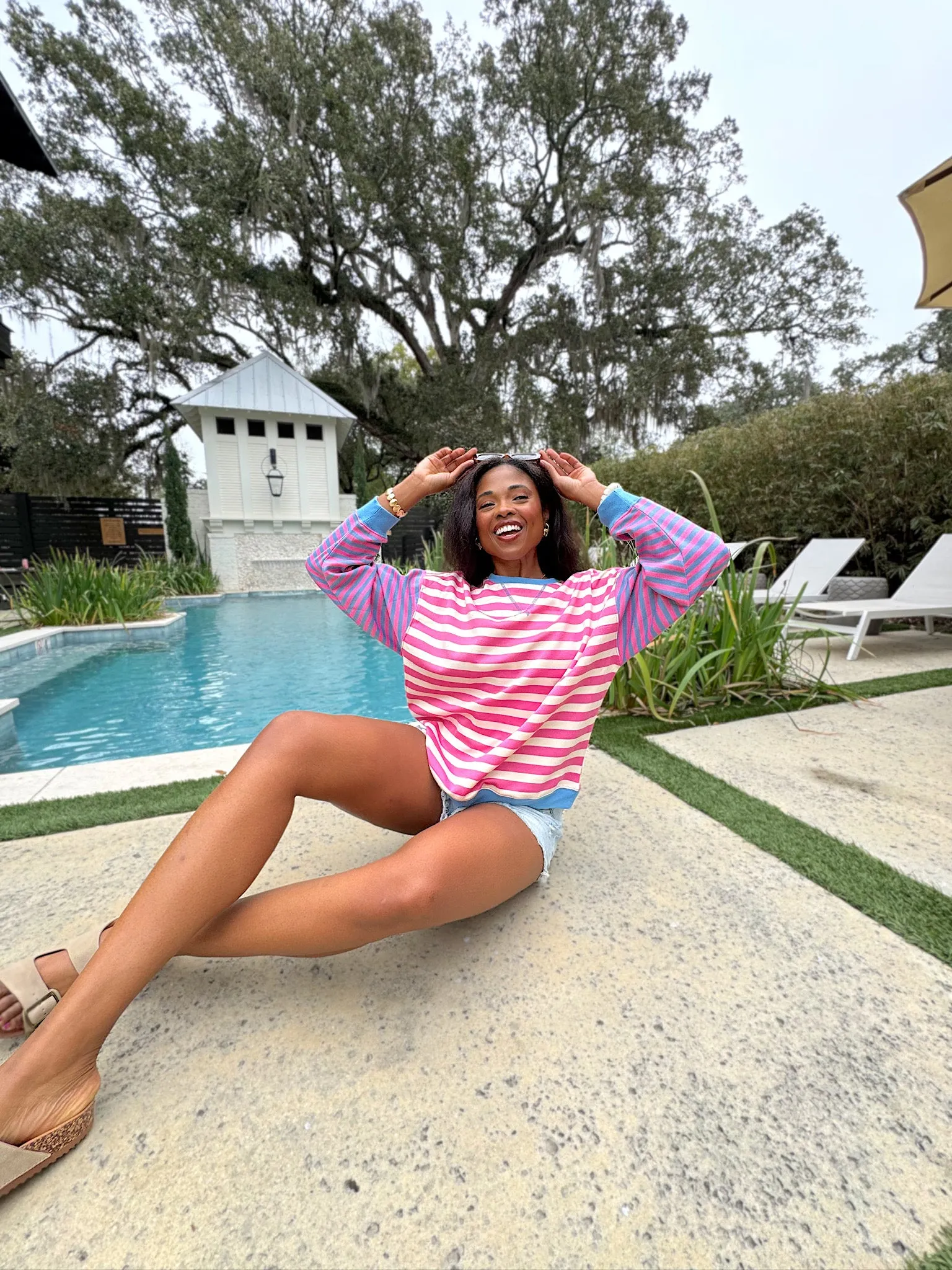 Rule The Day Stripe Top sold by Bella Rose boutique product image thumbnail 4