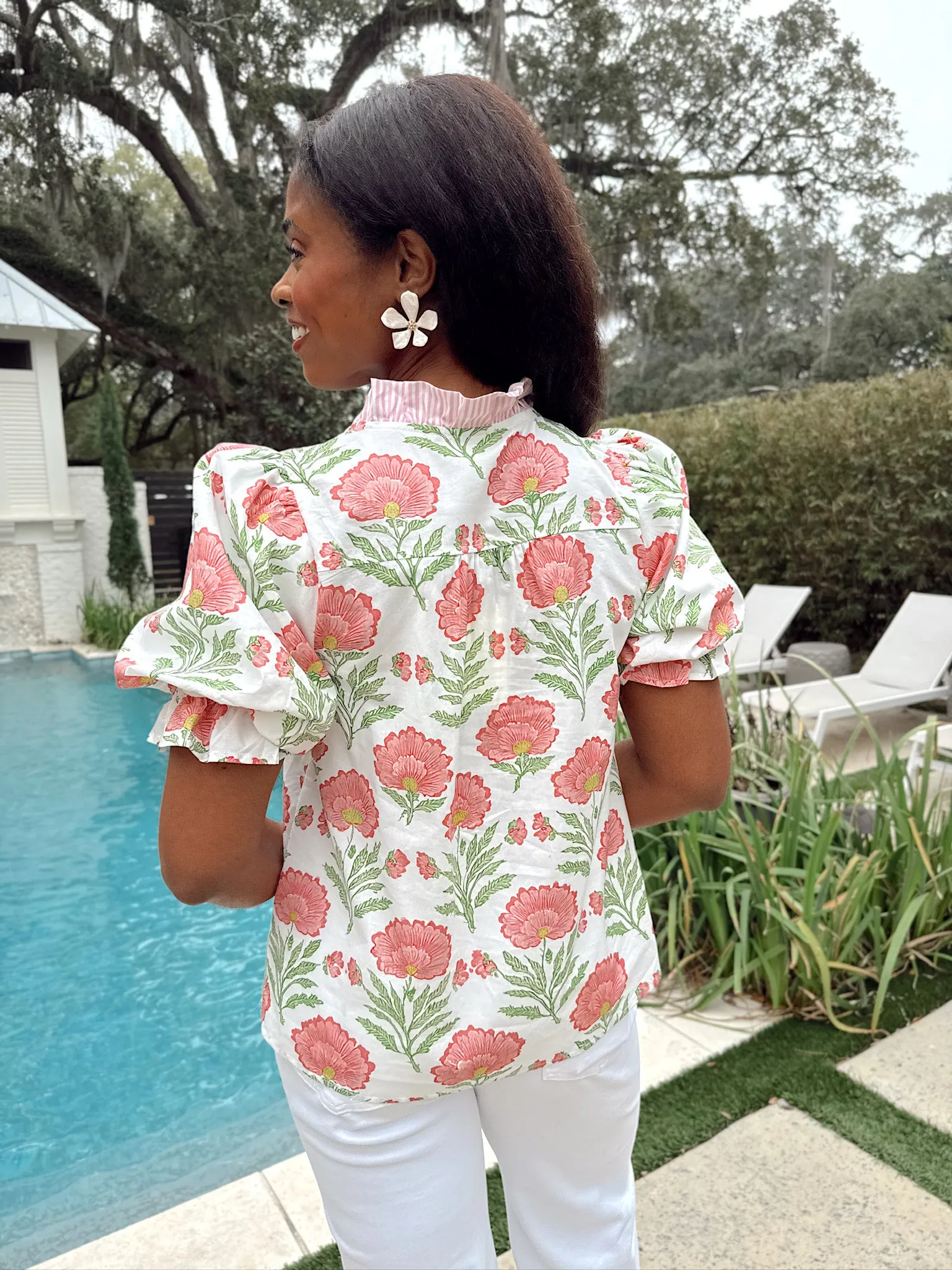 Charming Life Floral Top sold by Bella Rose boutique product image thumbnail 4