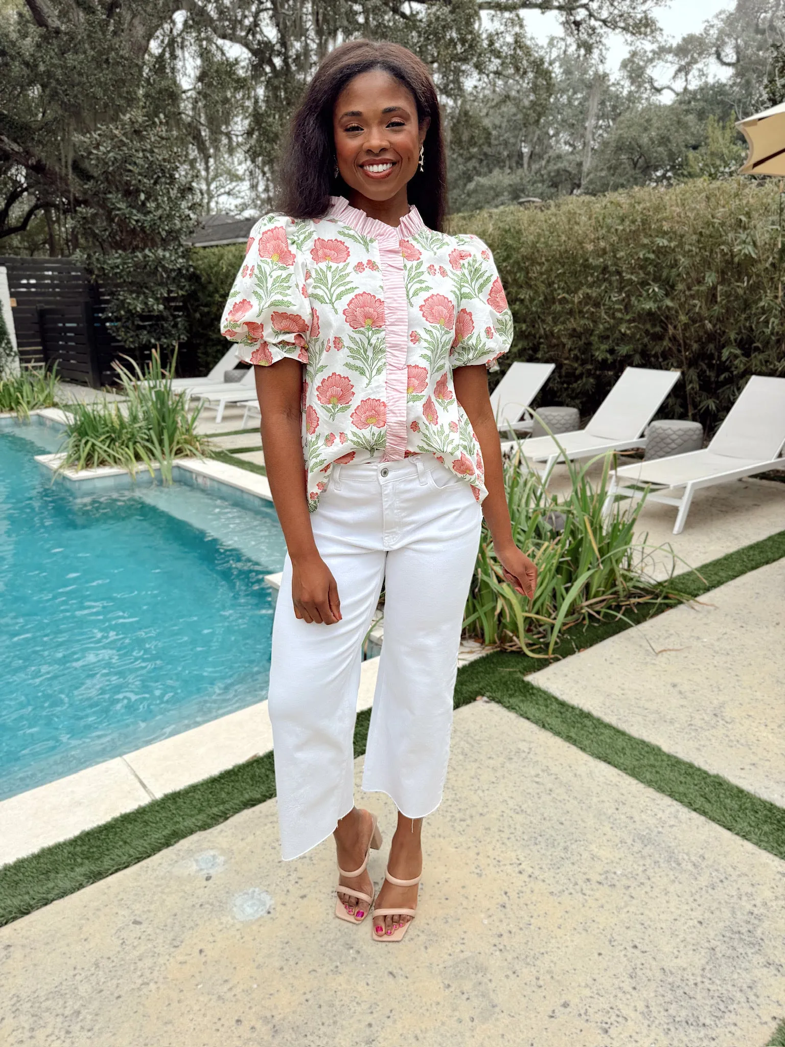 Charming Life Floral Top sold by Bella Rose boutique product image thumbnail 3