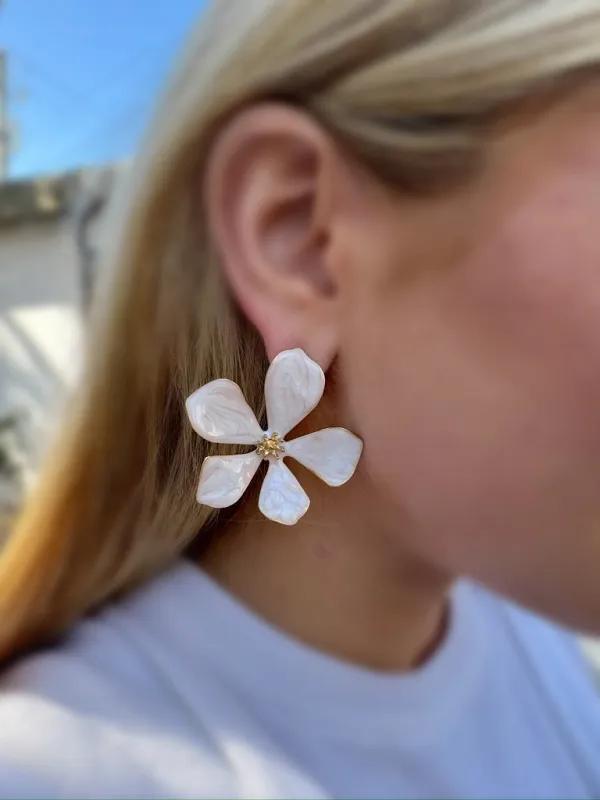 Flower Post Stud Earrings sold by Bella Rose boutique
