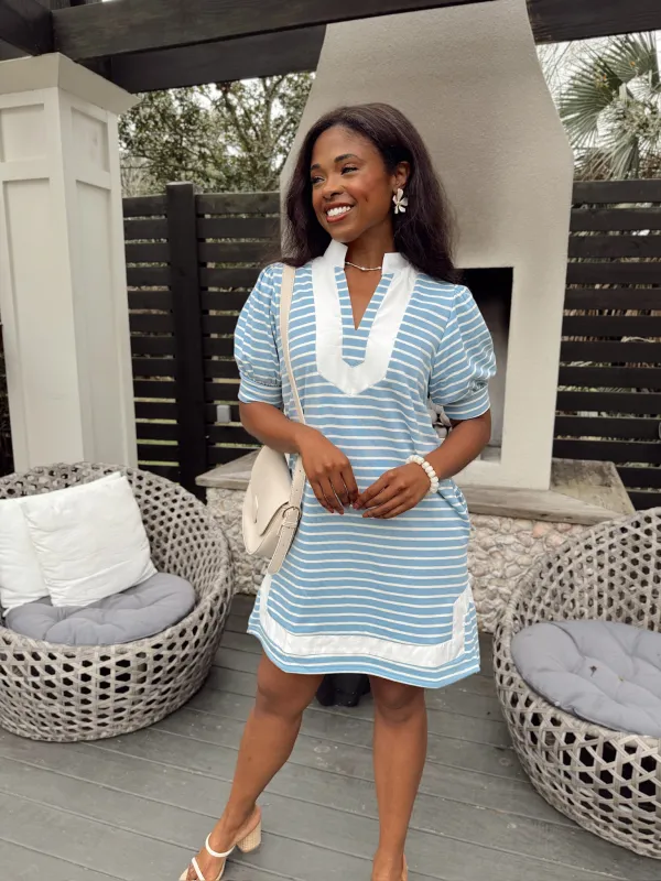 Practicing Patience Stripe Dress sold by Bella Rose boutique
