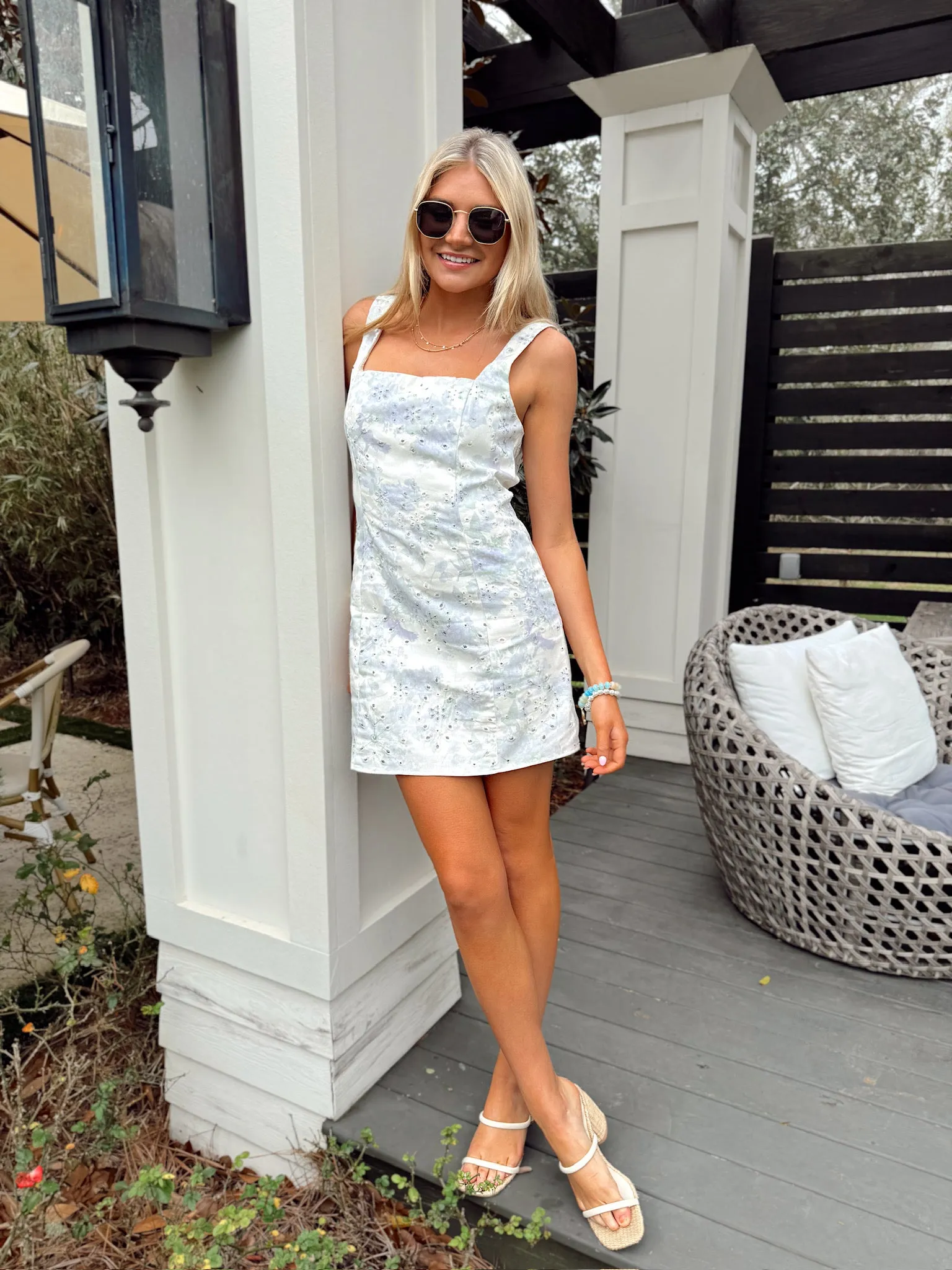 Waiting On Forever Floral Mini Dress sold by Bella Rose boutique product image thumbnail 2