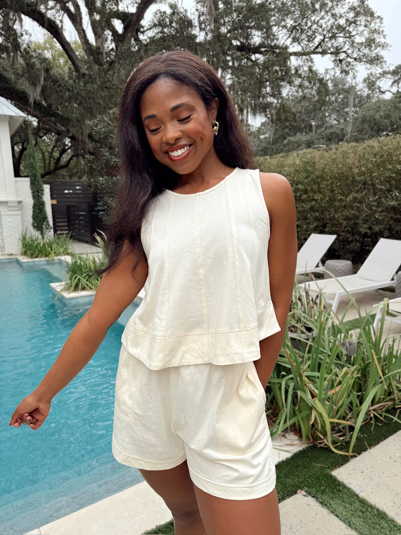 Casually Poised Shorts sold by Bella Rose boutique