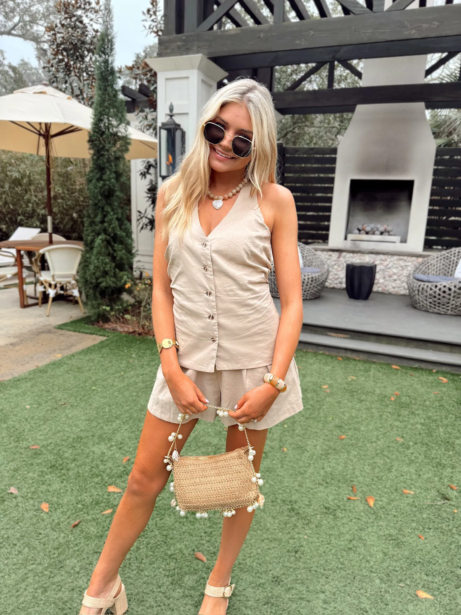 On The Rise Halter Romper sold by Bella Rose boutique product image thumbnail 5