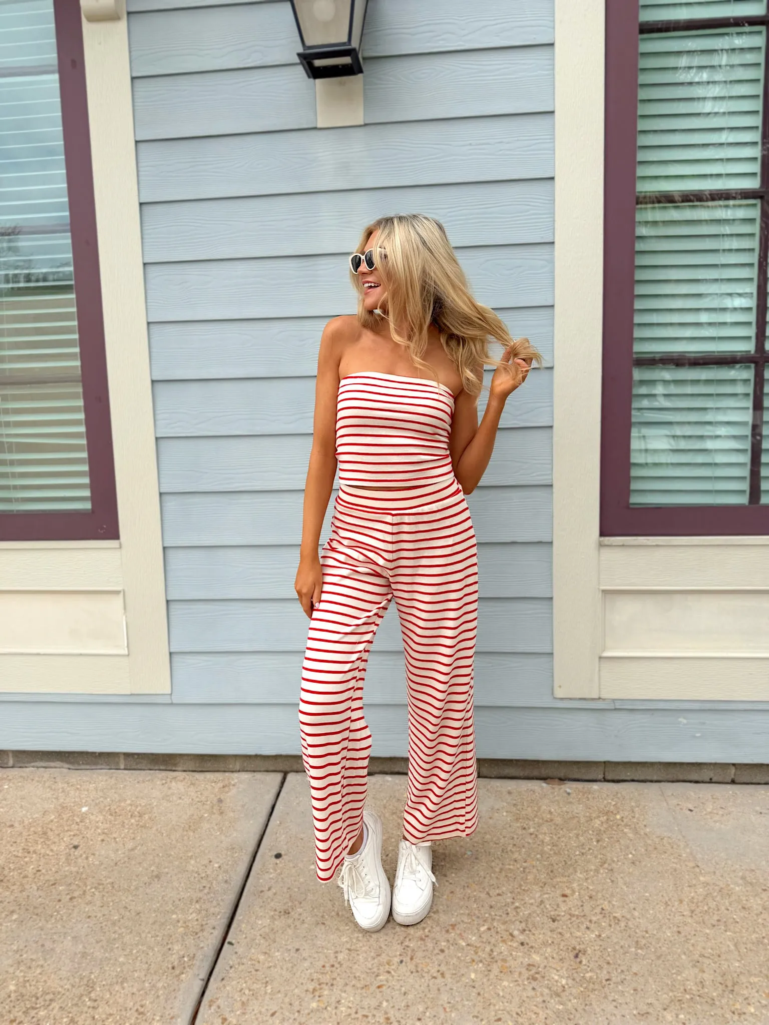 A Little Love Two-Piece Set sold by Bella Rose boutique product image thumbnail 2