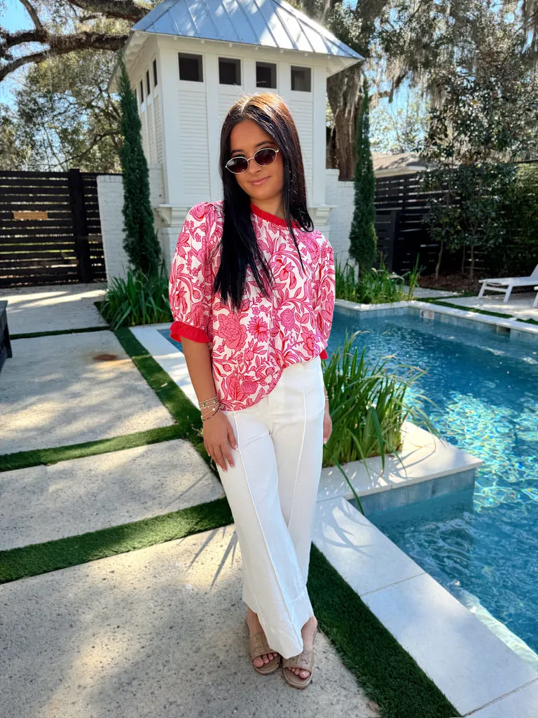 Choosing You Floral Top sold by Bella Rose boutique product image thumbnail 2