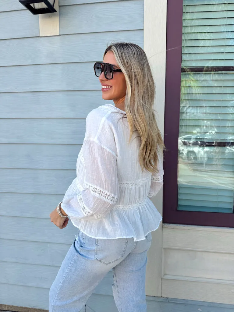 Easy Attitude Ruffled Blouse sold by Bella Rose boutique product image thumbnail 3