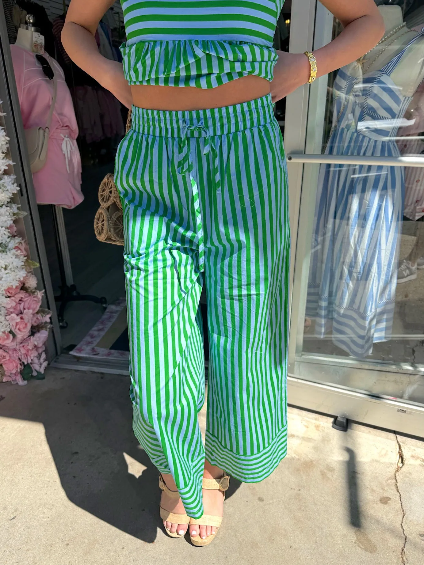 Plot Twist Pants sold by Bella Rose boutique