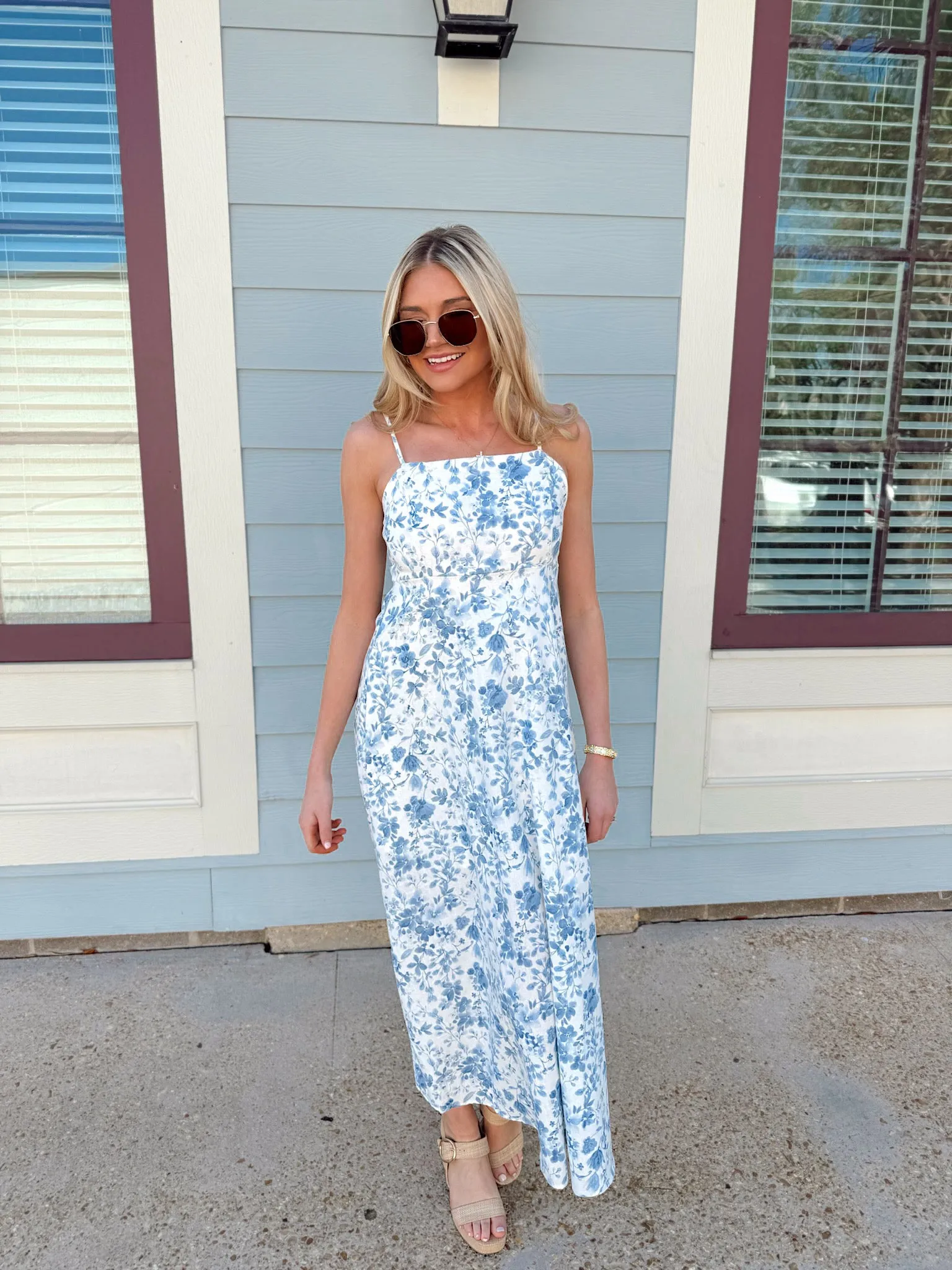 Whispers Of Elegance Floral Midi Dress sold by Bella Rose boutique product image thumbnail 3